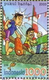 Colnect-2487-511-Independence-Day-Games--Pukul-bantal.jpg