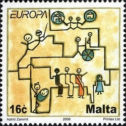 Colnect-657-647-Circuit-of-linked-people.jpg