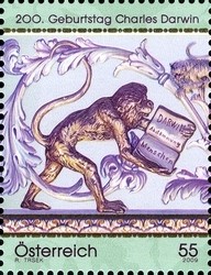 Colnect-1158-973-Evolution--ndash--Menschenaffe.jpg