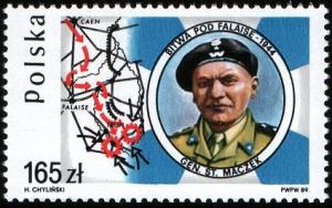 Colnect-1988-456-Battle-of-Falaise-Gen-Stanislaw-Maczek.jpg