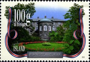Colnect-1965-471-Parliament-Park-Reykjavik.jpg