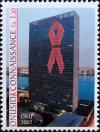 Colnect-2346-746-UN-Headquarters-New-York-with-AIDS-loop.jpg