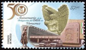 Colnect-955-100-50th-ANNIVERSARY-OF-THE-DELEGATION-IN-VERACRUZ-IMSS.jpg