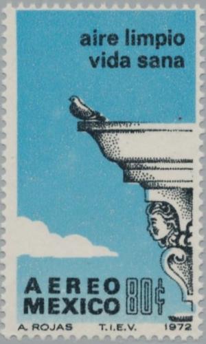 Colnect-2660-091-Bird-on-a-cornice.jpg