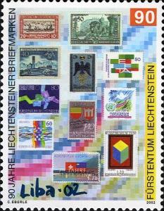 Colnect-703-532-90-Years-of-Liechtenstein-stamps.jpg