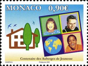 Colnect-1153-586-Hostel-young-people-from-around-the-world-globe.jpg