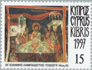 Colnect-180-273-Last-Supper-Fresco-14th-cent.jpg