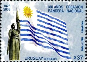 Colnect-1830-996-Statue-with-Flag.jpg